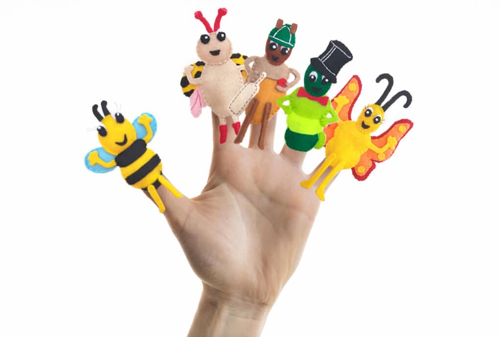 Christine's Magical Garden Finger Puppets