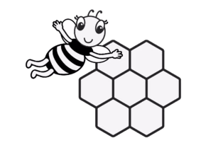 Christine's Magical Garden - Activities For Kids - Colouring-In - Buzzy and Her Beehive